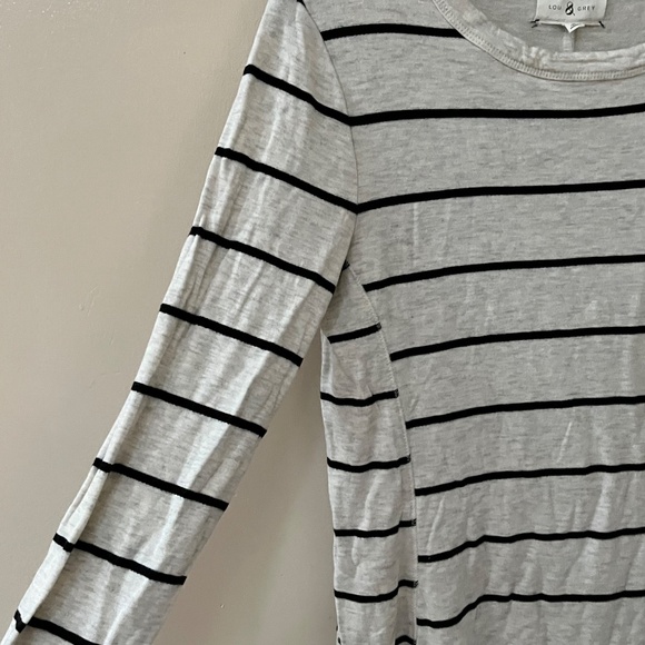 Lou & Grey Striped Sweater Dress, Size S - Picture 3 of 6